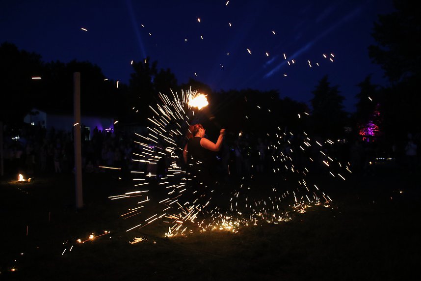 Feuer & Flamme am Kiesschacht in Nordhausen
