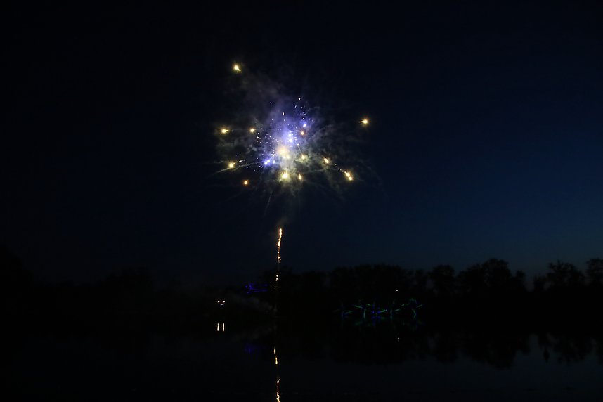 Feuer & Flamme am Kiesschacht in Nordhausen