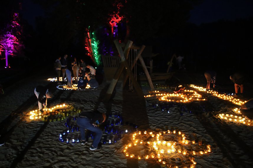 Feuer & Flamme am Kiesschacht in Nordhausen