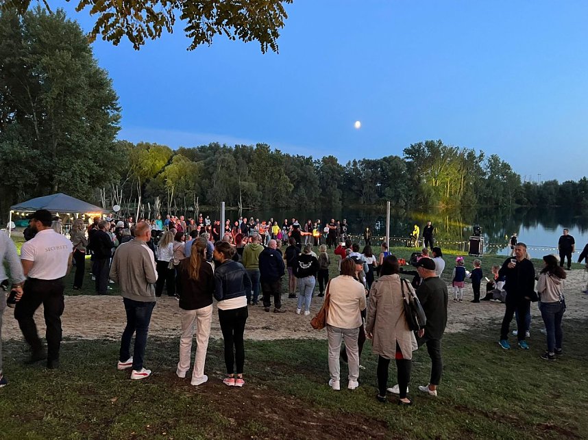 Gro&szlig;es Spektakel am Abend: das Lichterfest