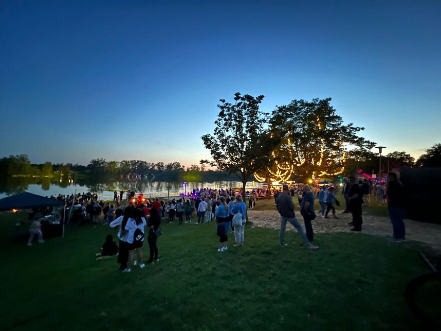 Gro&szlig;es Spektakel am Abend: das Lichterfest