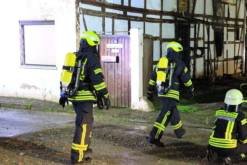 Brand in Wolkramshausen