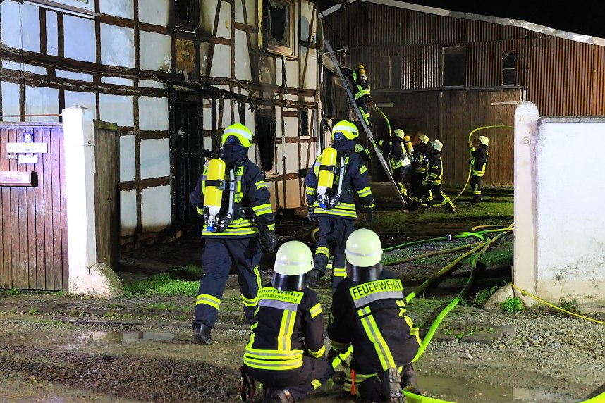 Brand in Wolkramshausen