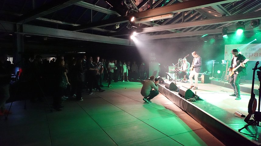 Rock f&uuml;r den Frieden auf dem Parkdeck der Echter Nordh&auml;user Marktpassage