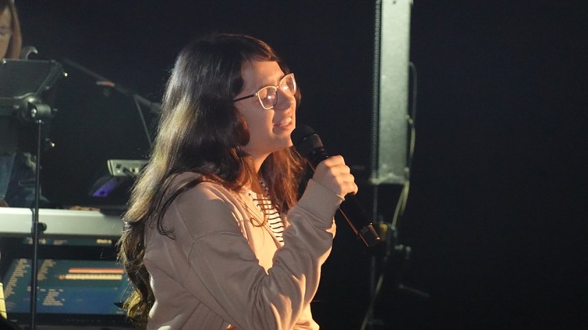 Rock f&uuml;r den Frieden auf dem Parkdeck der Echter Nordh&auml;user Marktpassage