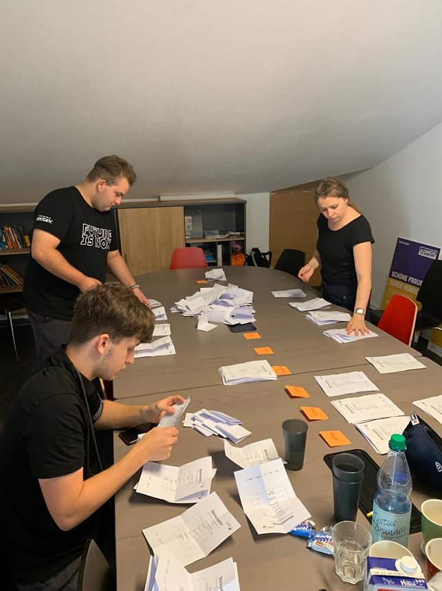 Die Ausz&auml;hlung der Jugendwahl hat begonnen