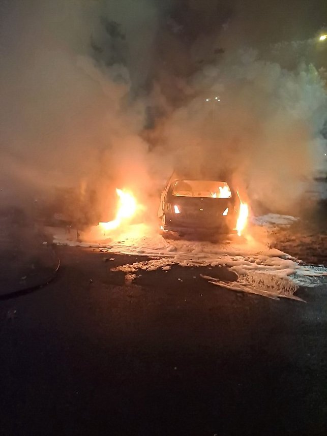 Pkw-Brand in Sollstedt