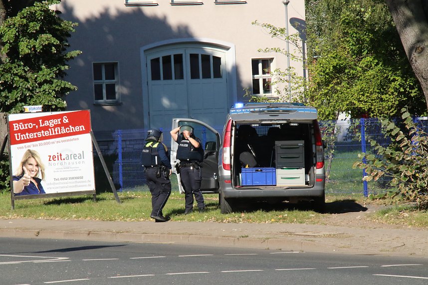 Polizeieinsatz an der Nordh&auml;user Hochschule