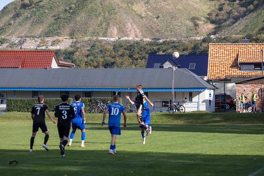 Lokalderby am Fu&szlig;e der Bleicher&ouml;der Berge