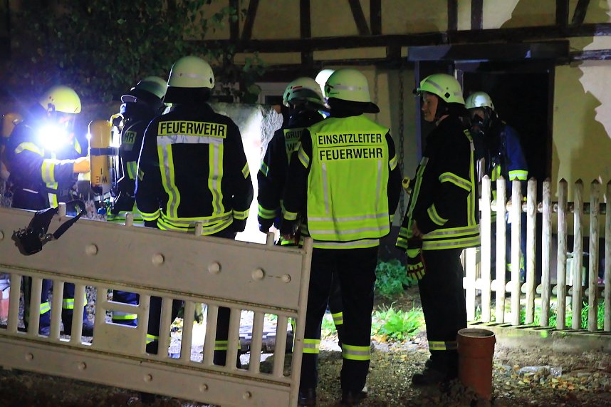 Feuerwehreinsatz in Wolkramshausen