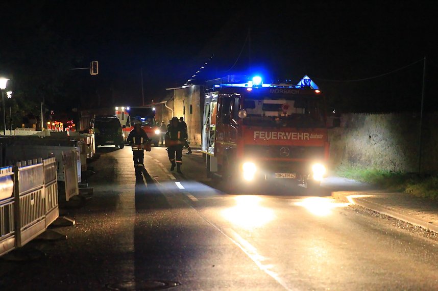 Feuerwehreinsatz in Wolkramshausen