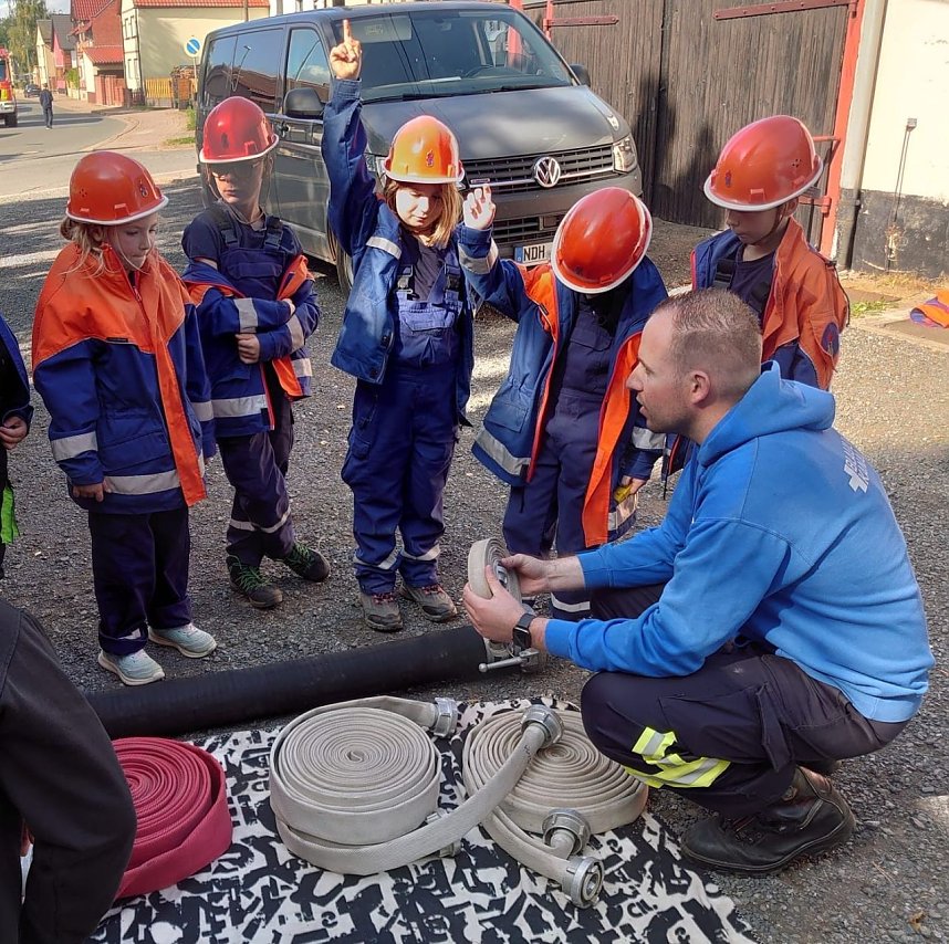 Pr&uuml;fung f&uuml;r die Jugendfeuerwehr