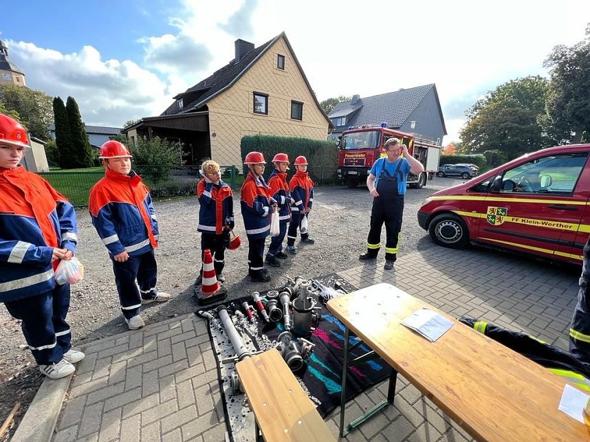 Pr&uuml;fung f&uuml;r die Jugendfeuerwehr