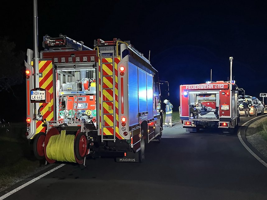 Schwer verletztes Kind bei Unfall auf Landstra&szlig;e