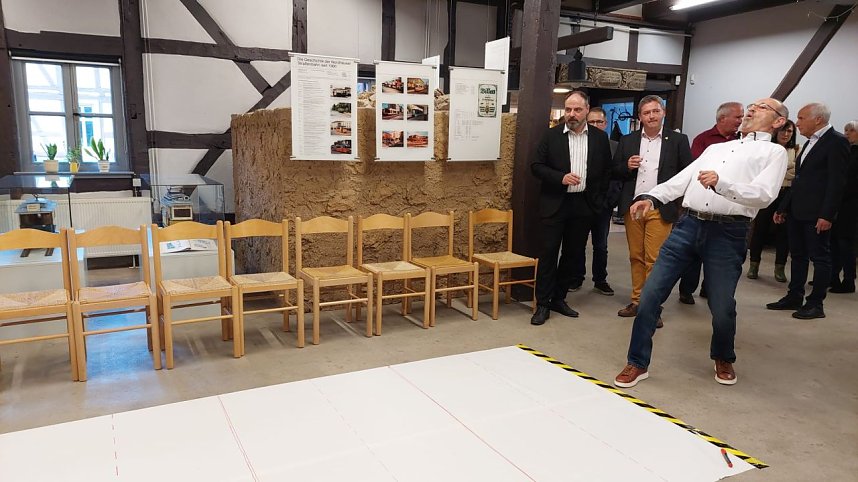 Hier wurde um die Wette gespuckt