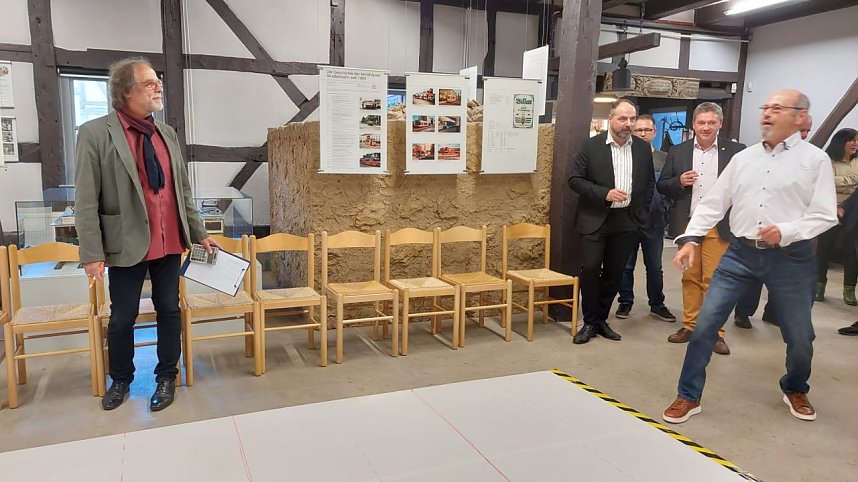 Hier wurde um die Wette gespuckt