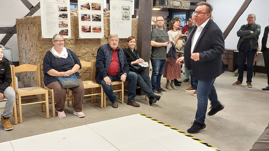 Hier wurde um die Wette gespuckt