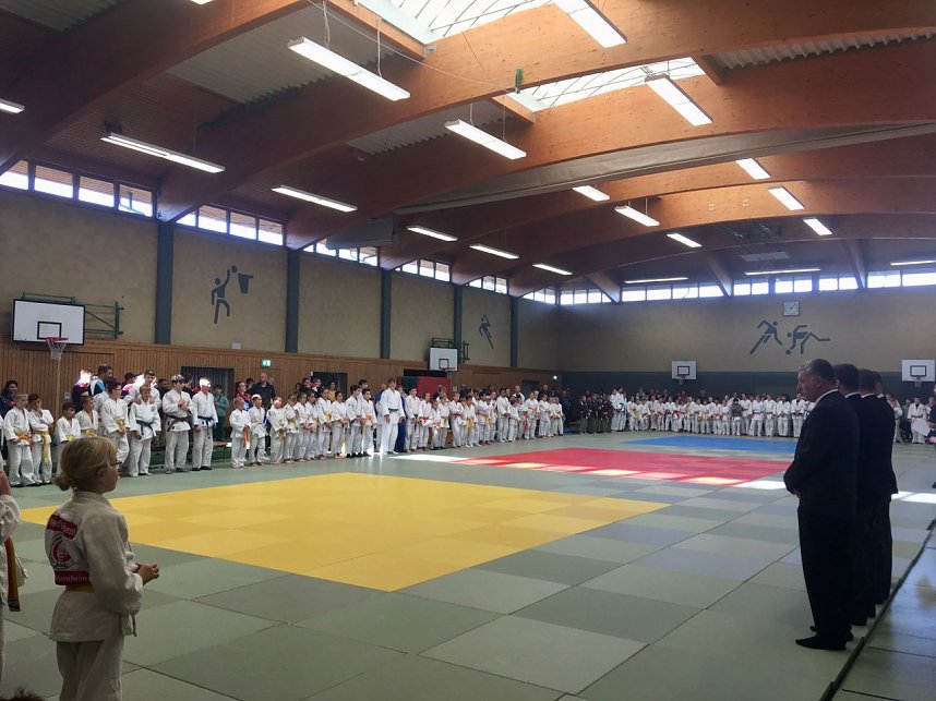 Die U11 der Judokas musste sich in Gotha der Th&uuml;ringer Konkurrenz stellen