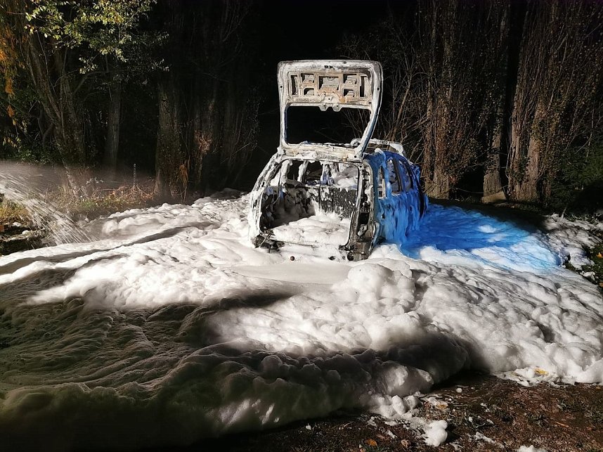 Autobrand gestern Nacht
