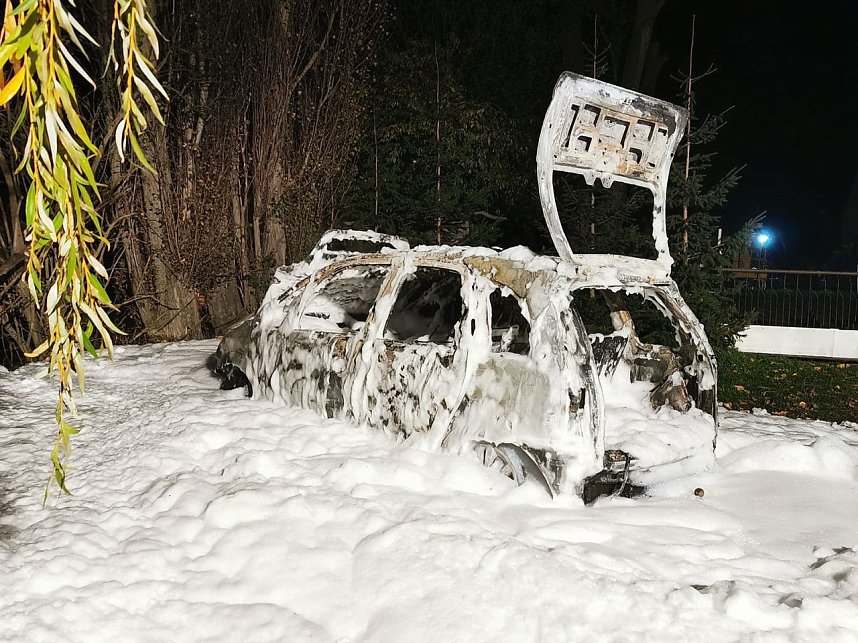 Autobrand gestern Nacht