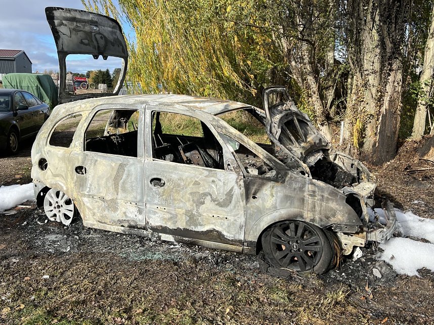 Autobrand gestern Nacht