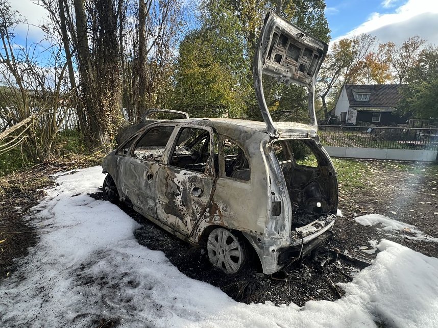 Autobrand gestern Nacht