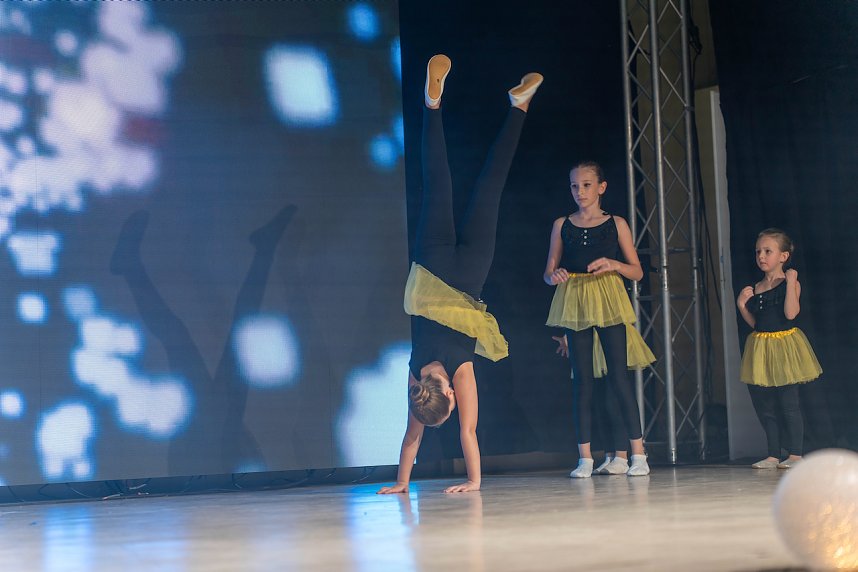 Volle Festhalle in Sundhausen beim Auftritt der jungen T&auml;nzerinnen und T&auml;nzer von More Esprit