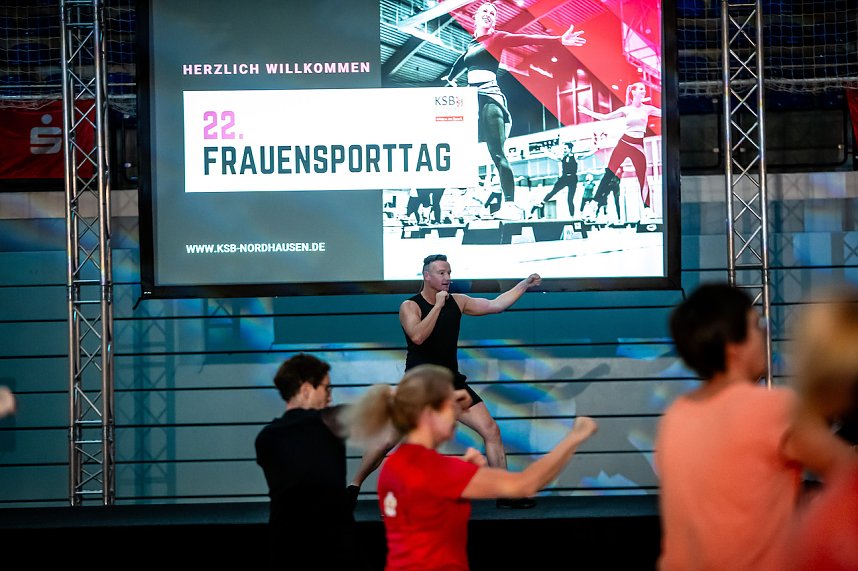 Frauensporttag in der Wiedigsburghalle