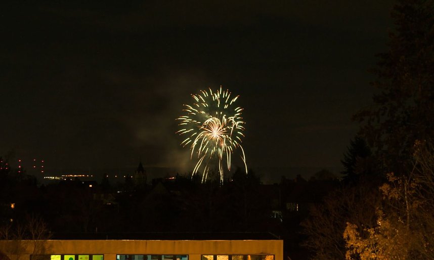 Martini-Feuerwerk 2023 in Nordhausen