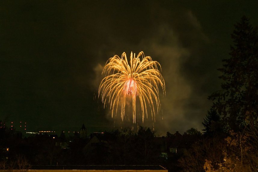 Martini-Feuerwerk 2023 in Nordhausen
