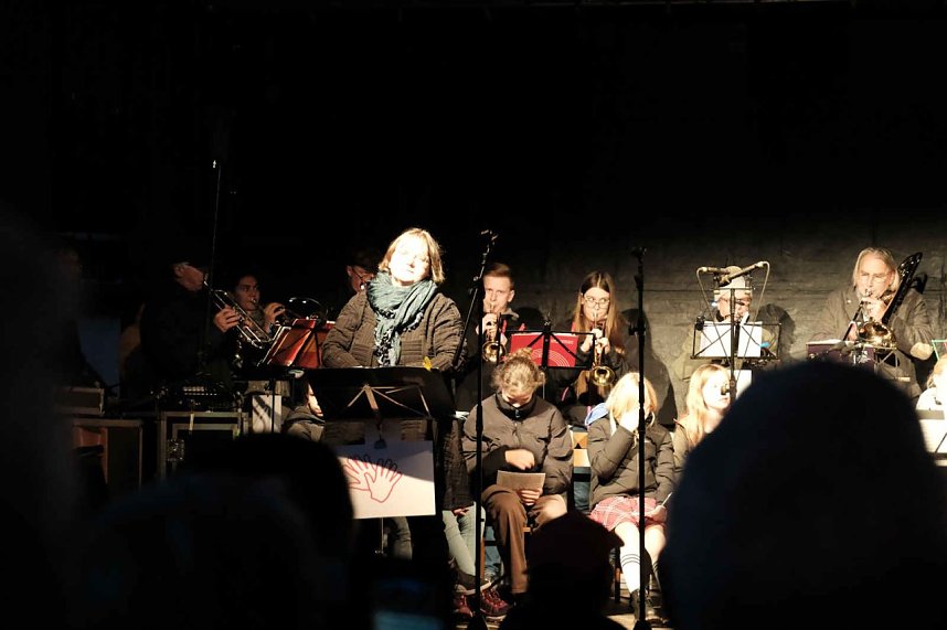 Martinsfeier und - Feuer in Nordhausen