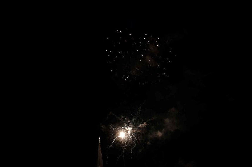 Martinsfeier und - Feuer in Nordhausen