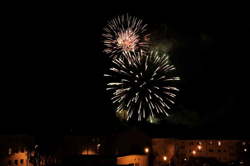 Martinsfeier und - Feuer in Nordhausen
