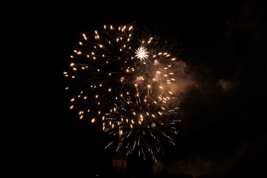 Martinsfeier und - Feuer in Nordhausen