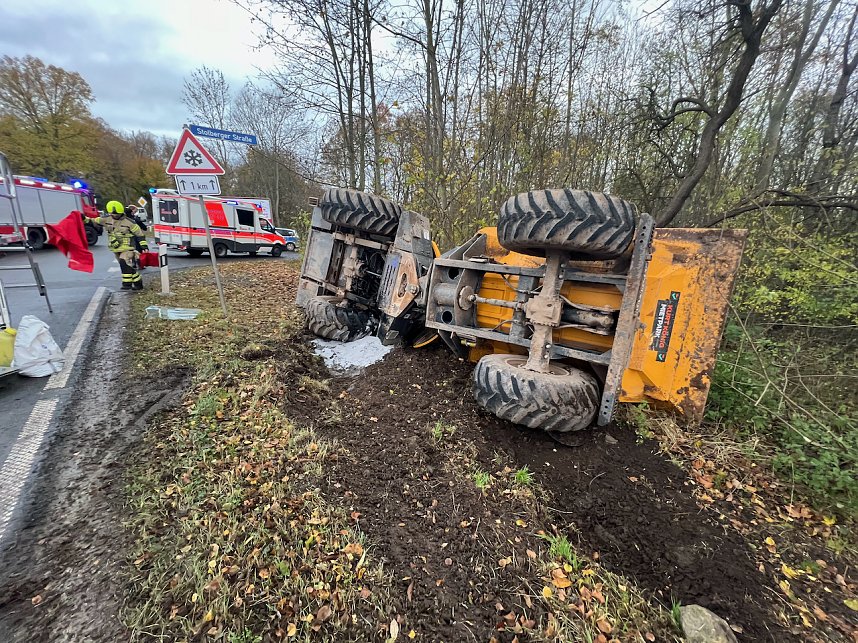 Unfall zwischen Petersdorf und Nordhausen