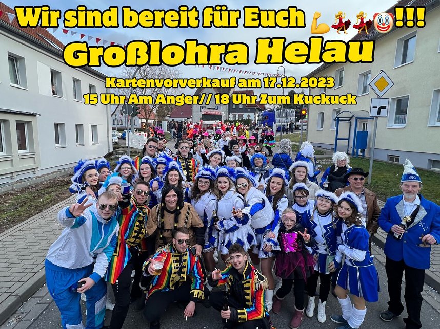Karnevalsaison startet in Gro&szlig;lohra