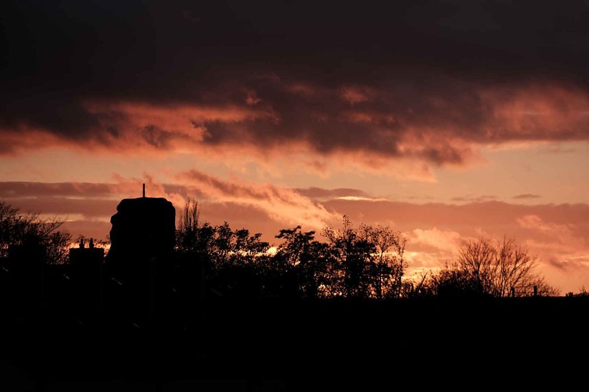 Abendrot &uuml;ber Nordhausen