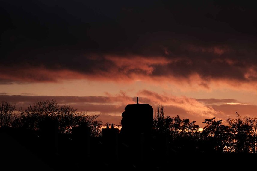 Abendrot &uuml;ber Nordhausen