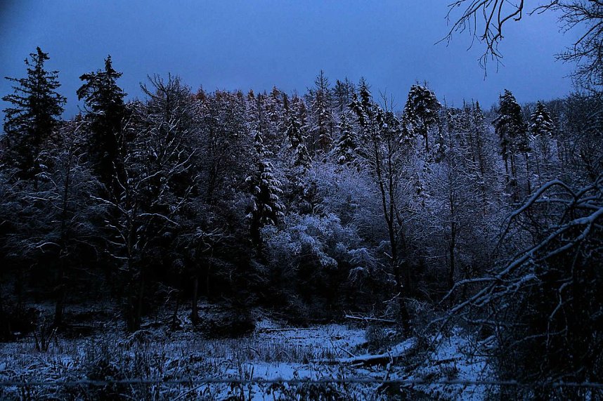 Die Windl&uuml;cke kurz vor Sonnenuntergang