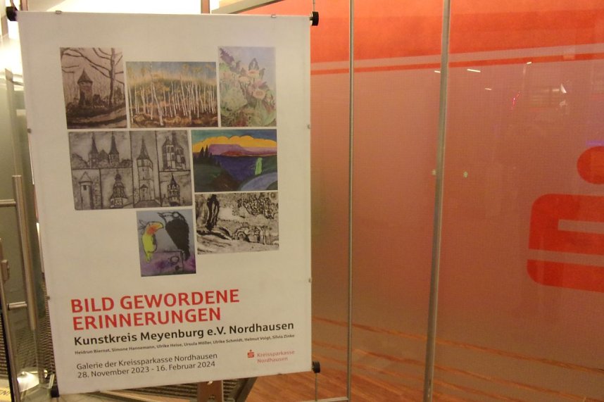 Vernissage in der Galerie der Kreissparkasse