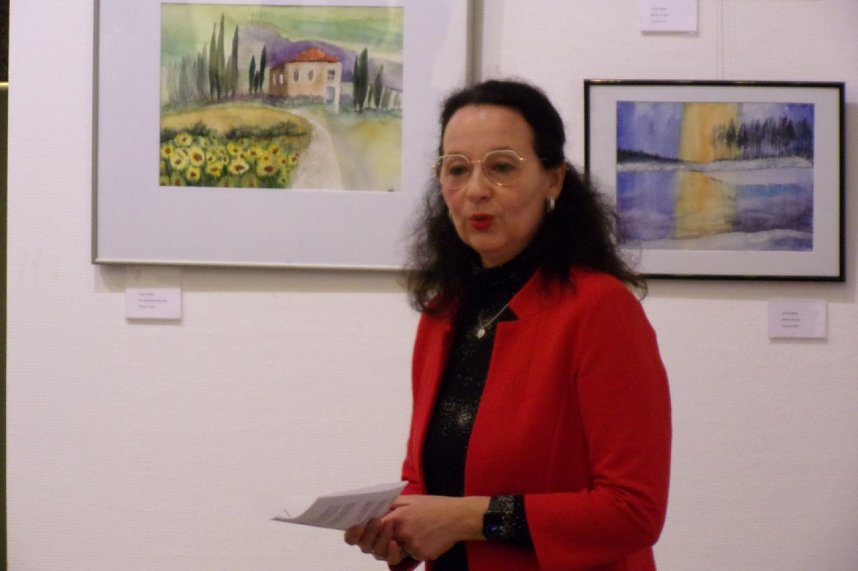 Vernissage in der Galerie der Kreissparkasse