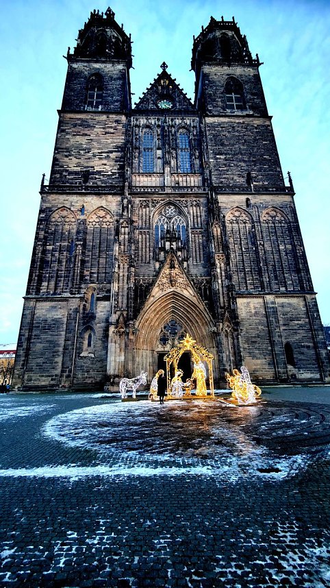 Peter Blei unterwegs in Magdeburg