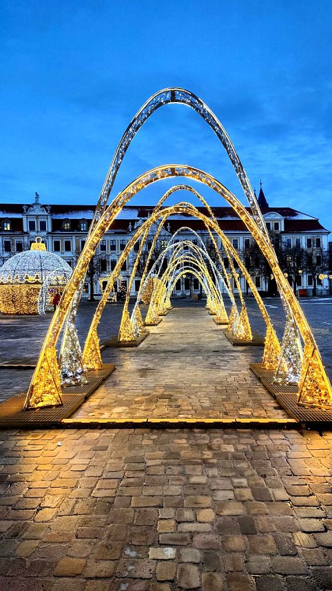 Peter Blei unterwegs in Magdeburg