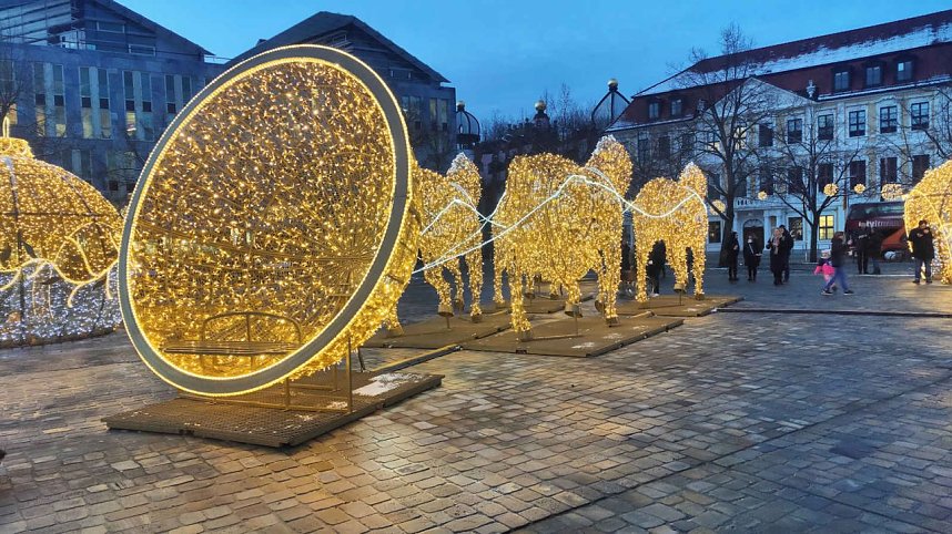 Peter Blei unterwegs in Magdeburg