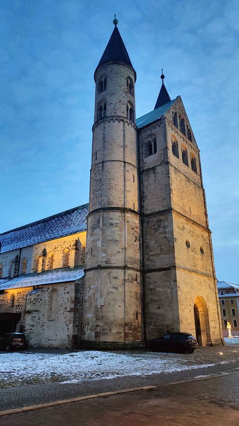 Peter Blei unterwegs in Magdeburg