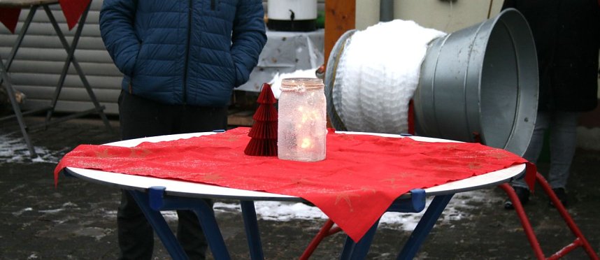 Weihnachtsb&auml;ume zum Advent in Kelbra