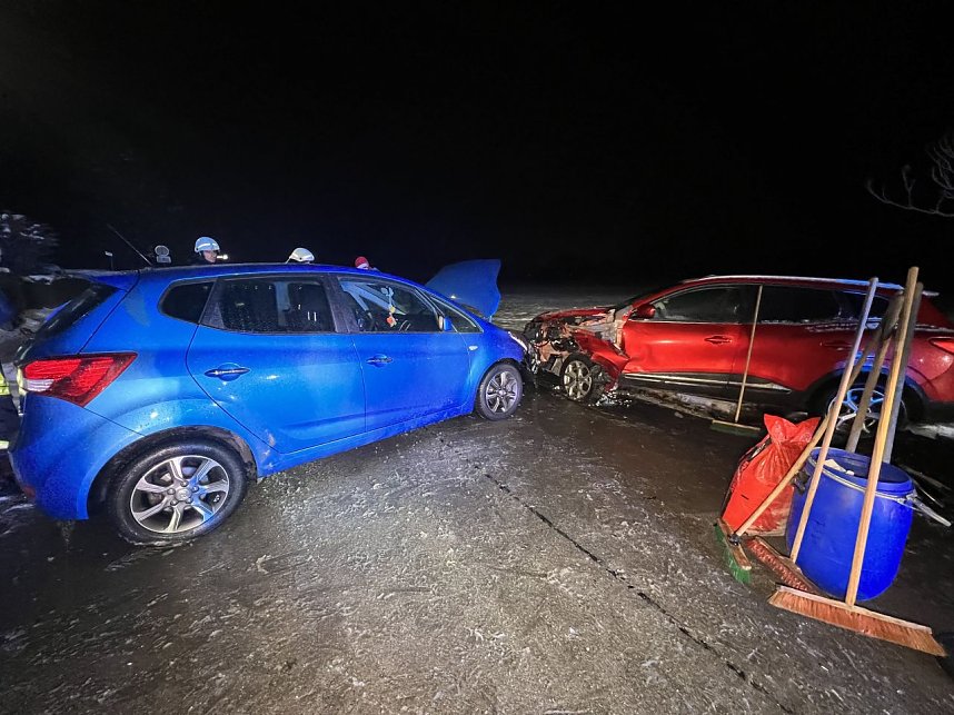 Gl&auml;tteunfall vor Wolkramshausen
