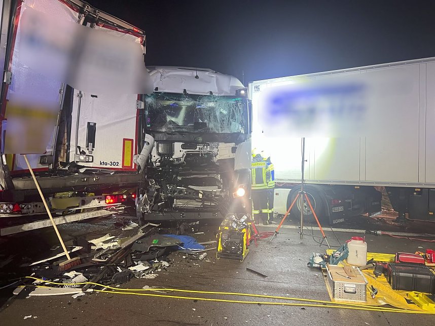 Unfall auf der A38