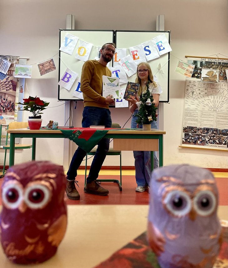 Die Leseeulen der Petersbergschule