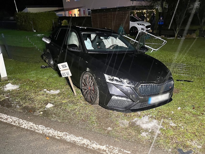 Unfall gestern Abend in Nohra